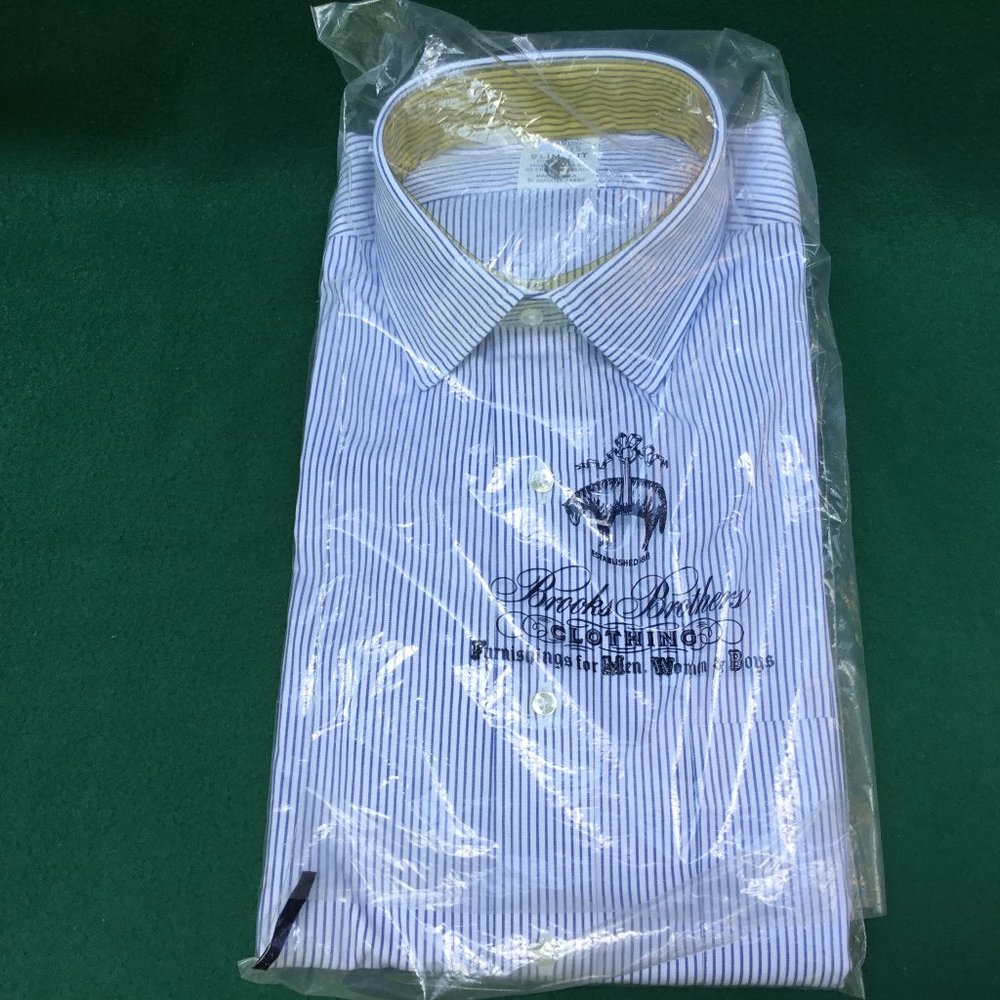 NEW Men's Brooks Brothers Size 15 Slim Fit Shirt
